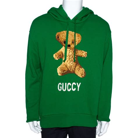 gucci bear hoodie fake|gucci sweater hoodie for men.